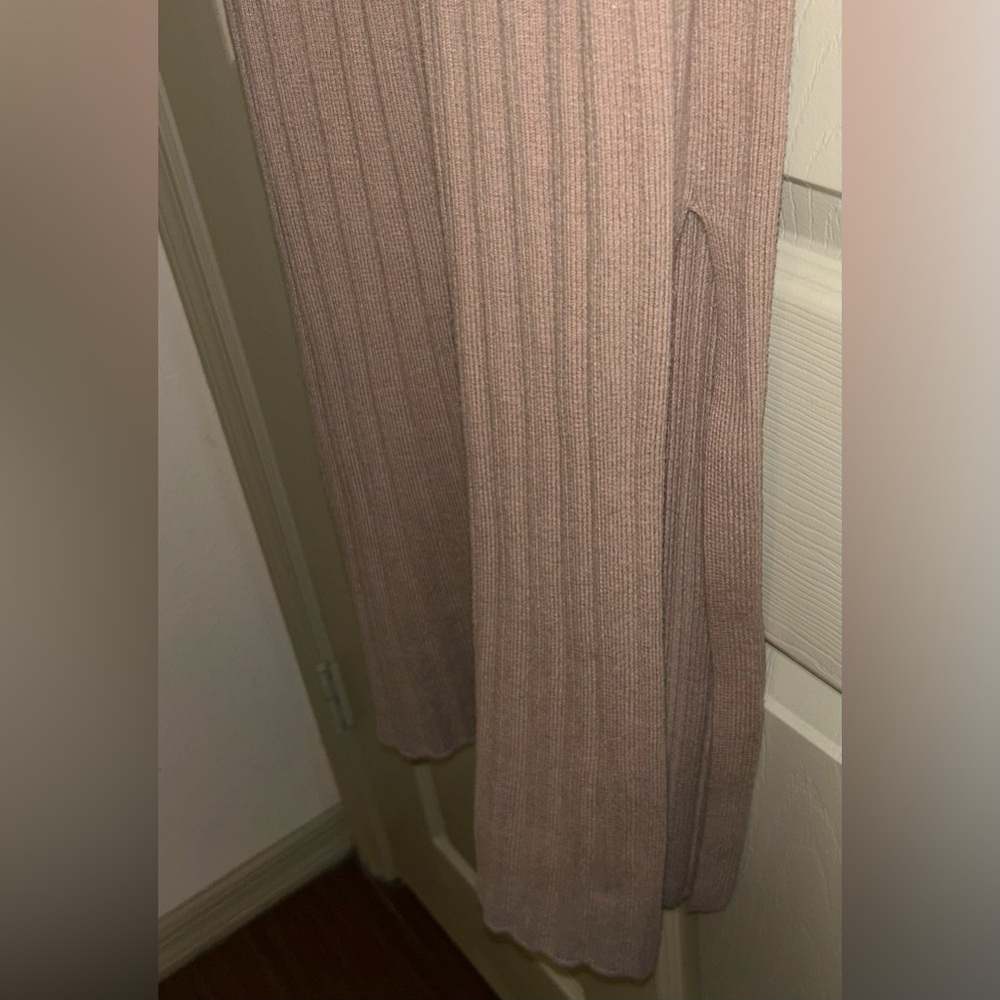 Abercrombie & Fitch Ribbed Brown Maxi Dress - Picture 4 of 4